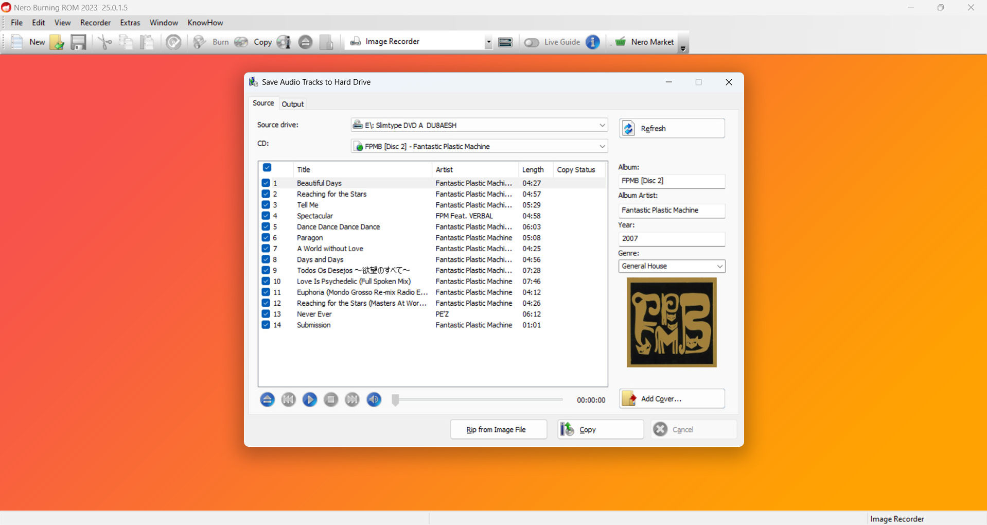 Nero Burning ROM - Screenshot